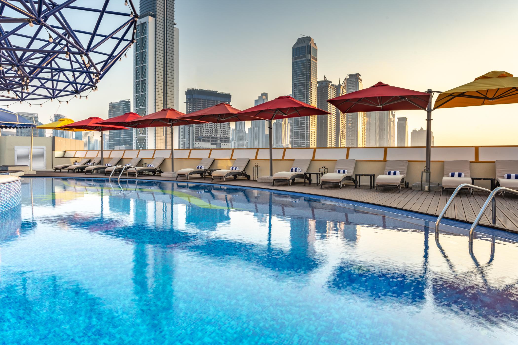 Leva Hotel Mazaya Centre Dubai Buitenkant foto