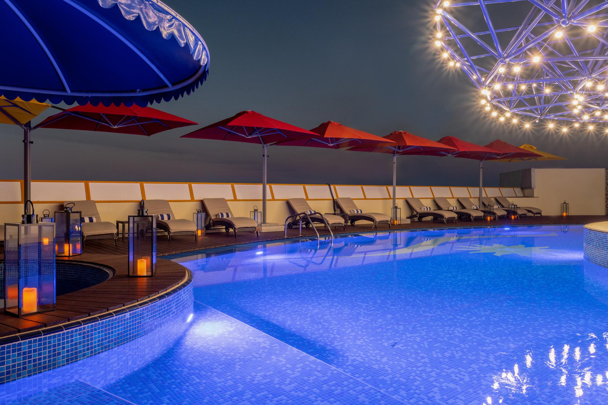 Leva Hotel Mazaya Centre Dubai Buitenkant foto